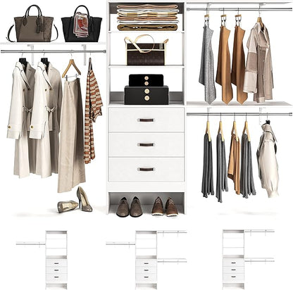 Armocity 96 Inches Closet System, 8FT Walk In Closet Organizer by Armocity