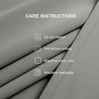CUCRAF Room Darkening Curtains for Bedroom, Light Blocking Drapes for Living - Image 7