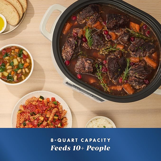 Crock-Pot® 8QT Ceramic-coated, Compatible - Image 3