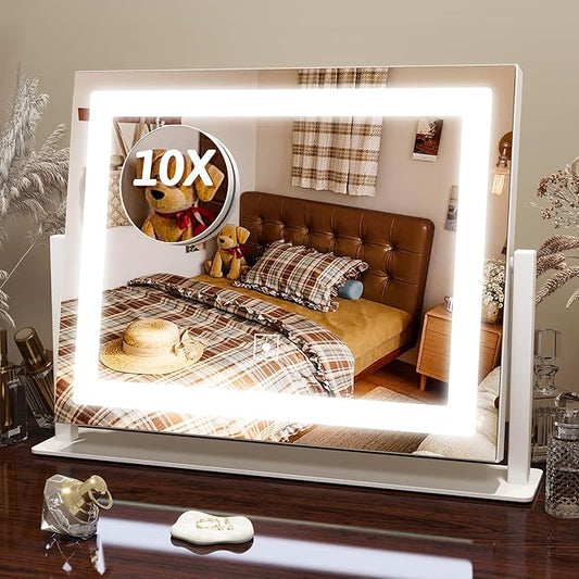 FENNIO Vanity Mirror with Lights, 3 Color Modes & Brightness Adjustable by FENNIOLEDMIRRORS