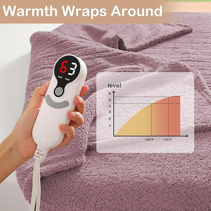 Electric Heated Blanket Full Size 72"×84" - Image 5