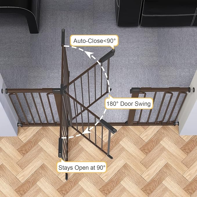Cumbor 29.7-57" Extra Wide Baby Gate - Image 4