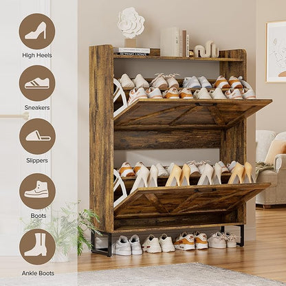 EOYUTLLY Shoe Cabinet for Entryway - Image 3