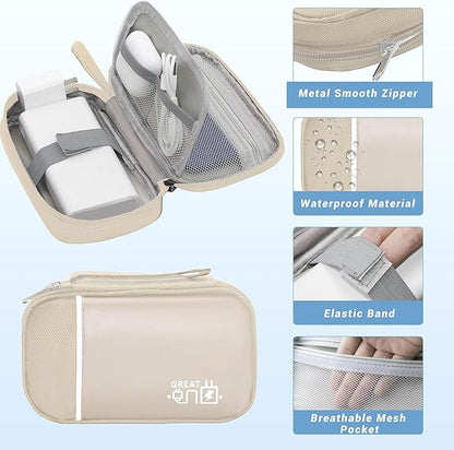 Electronics Organizer, Travel Cord Organizer Pouch, Portable Cable Organizer - Image 3