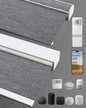 Kincmo Motorized Blinds with Remote, 100% Blackout Motorized Roller Shades Work by KincmoBlinds