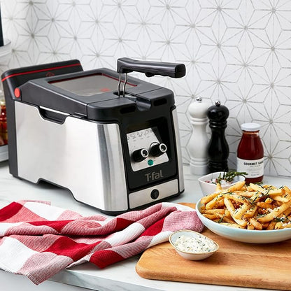 T-fal Deep Fryer with Basket, Electrics Stainless Steel 3.5 Liter Oil Capacity - Image 7