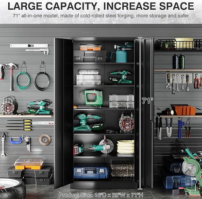 SISESOL Metal Storage Cabinet - Image 9