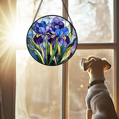 CRISGIF Stained Glass Window Hanging - Image 3