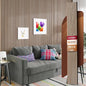 Avana Modern Acoustic Wood Wall Panels – 94.4 X 12.6 Inch White Oak Acoustic by AvanaHome