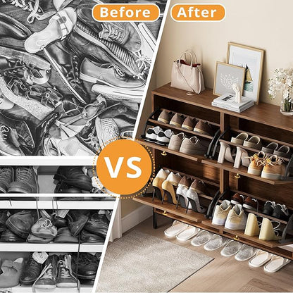 IRONCK Rattan Shoe Cabinet Storage - Image 7