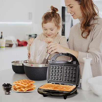 OVENTE Electric Sandwich, Panini and Waffle Maker Set - Image 8
