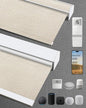 Kincmo Motorized Blinds with Remote, 100% Blackout Motorized Roller Shades Work by KincmoBlinds