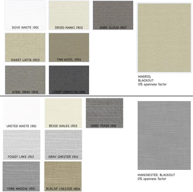 HILADUO Custom Motorized Blackout Roller Shades – Smart Electric Blinds Work - Image 4