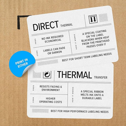 Zebra ZD421 Thermal Transfer & Direct Thermal Desktop Printer 203 dpi Print - Image 5