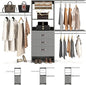 Armocity 96 Inches Closet System, 8FT Walk In Closet Organizer by Armocity
