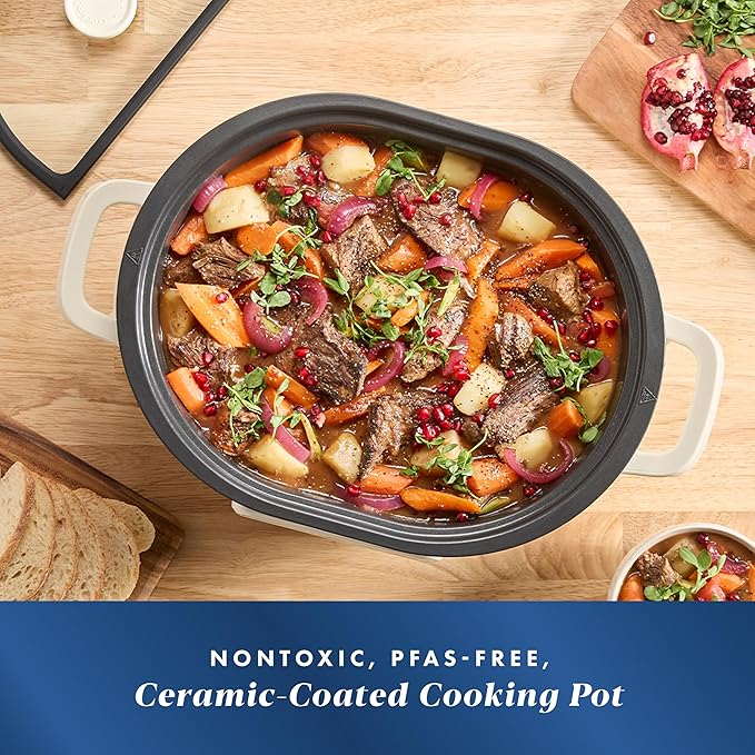 Crock-Pot® 8QT Ceramic-coated, Compatible - Image 4