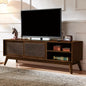 LKTART TV Stand for TVs up to 65'', Mid Century Modern Entertainment Center by LKTART