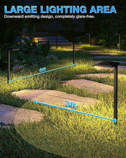SUNVIE 5W Anti-Glare Low Voltage Pathway Lights Wired 12-24V LED Landscape Path - Image 4