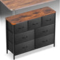 Curved Profile Dresser for Bedroom, Chest of Drawers, 7 Storage Drawers by Sonharlar
