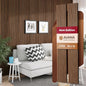 Avana Acoustic Wood Wall Panels – 94.4 x 12.6 Inch Rustic Walnut Acoustic by AvanaHome