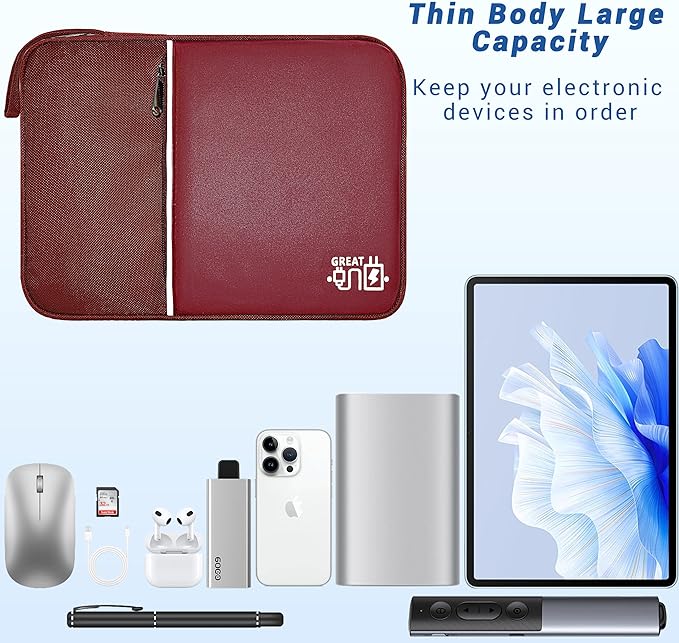 Electronics Organizer, Travel Cord Organizer Pouch, Portable Cable Organizer - Image 5