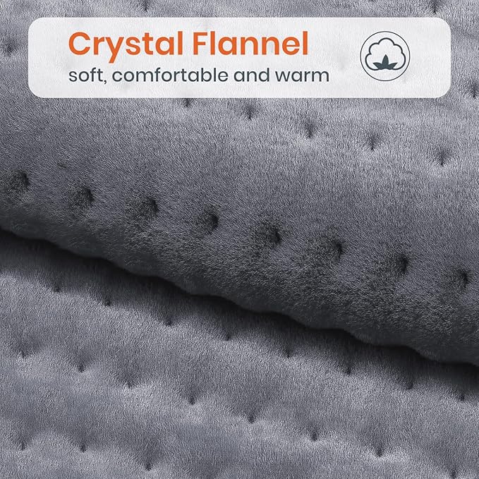 17''×33'' Heating Pad for Back Pain, Electric Heating Pad - Image 5