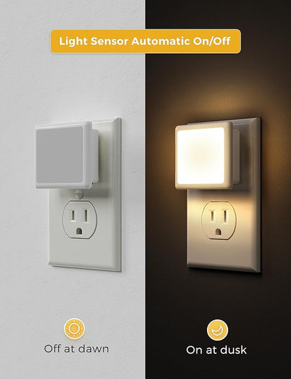 L LOHAS LED Night Lights Plug into Wall, Plug in Night Light, Dusk-to-Dawn - Image 3