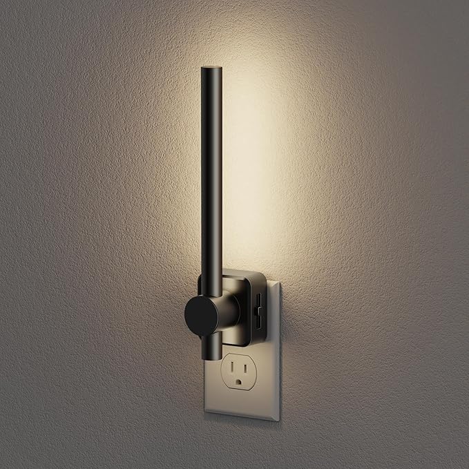 JandCase Night Lights Plug into Wall, 0-200LM Dimmable LED Nightlights by JandCase