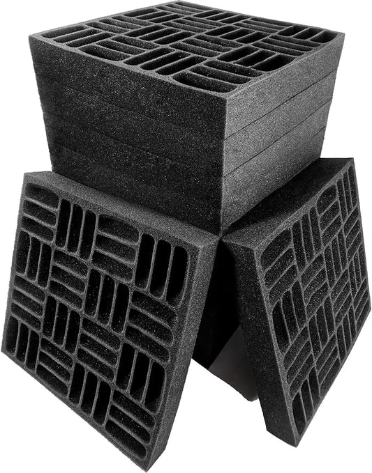 Foroomaco 12 Pack Sound Proof Foam Panels by Foroomaco-ForRoomAcoustics