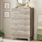 Xixini Fluted Dresser for Bedroom by Xixini