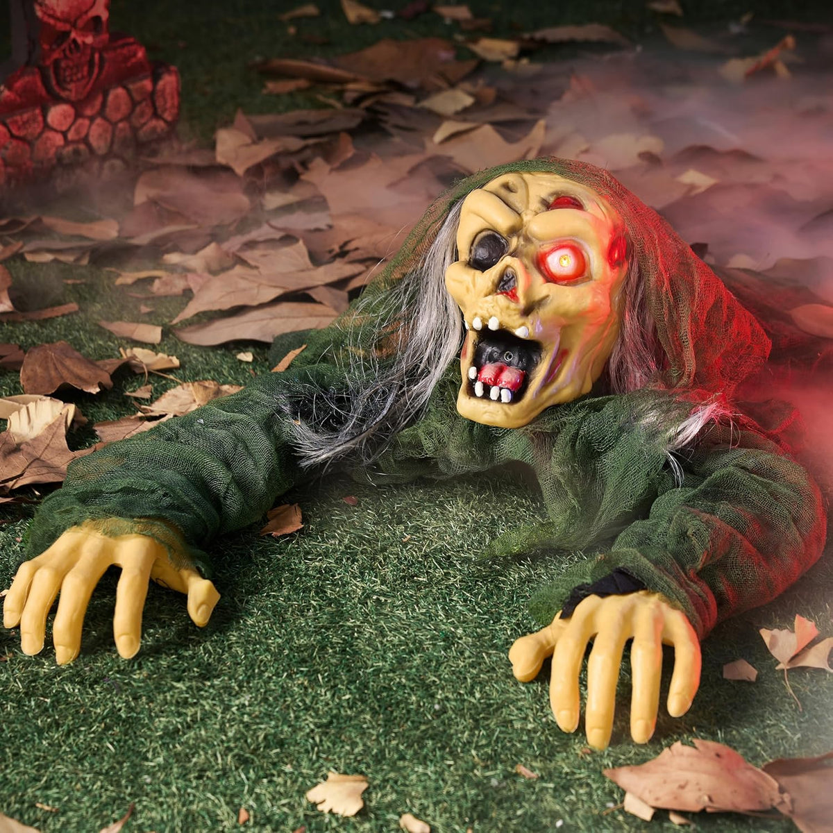 JOYIN Halloween Outdoor Decoration Zombie Groundbreaker, Outside Halloween Gr...