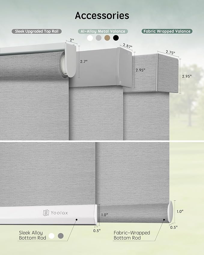 Yoolax Motorized Blinds with Remote, Smart Blinds - Image 5