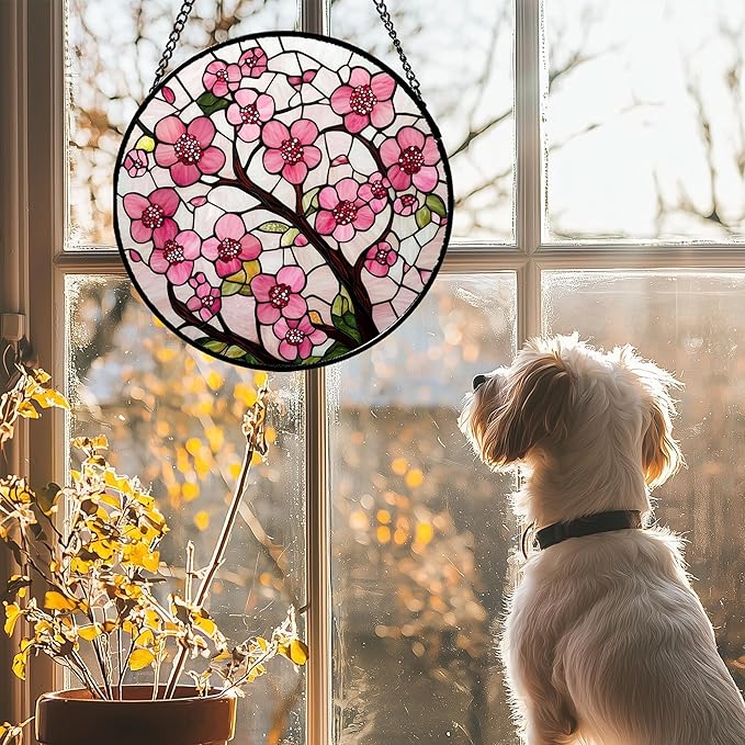 CRISGIF Stained Glass Window Hanging - Image 2
