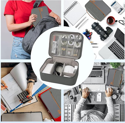 Electronics Organizer, Travel Cord Organizer Pouch, Portable Cable Organizer - Image 6