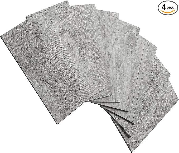AULIGET Peel and Stick Backsplash PVC Tile, 4 Pieces by AULIGET