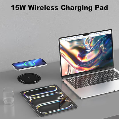 Jgstkcity Pop up Outlet for Countertop, 65W USB C Fast Charging, 15W Wireless - Image 4