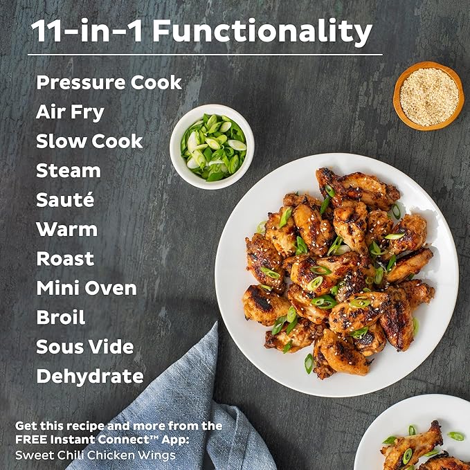 Instant Pot Duo Crisp 11-in-1 Air Fryer and Electric Pressure Cooker Combo - Image 4