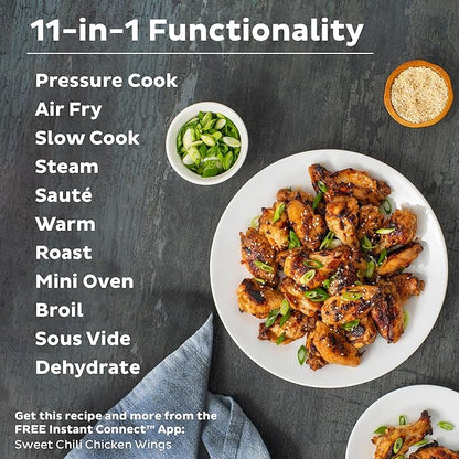 Instant Pot Duo Crisp 11-in-1 Air Fryer and Electric Pressure Cooker Combo - Image 4
