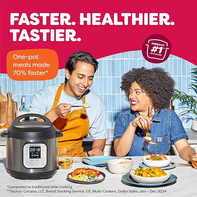 Instant Pot Duo 7-in-1 Electric Pressure Cooker, Slow Cooker, Yogurt Maker - Image 2