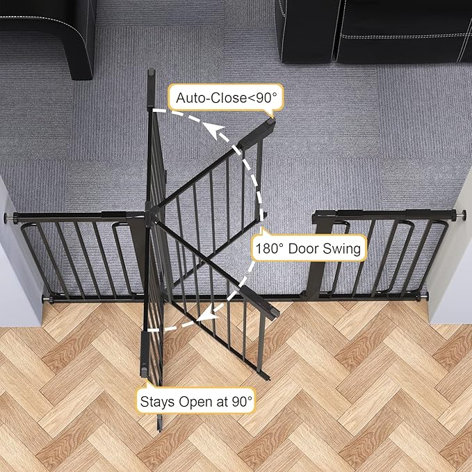 Cumbor 29.7-57" Extra Wide Baby Gate - Image 3