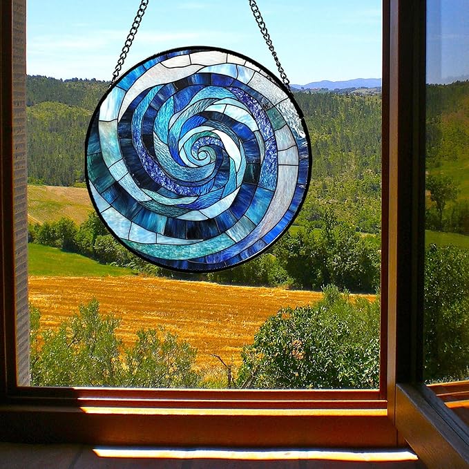CRISGIF Stained Glass Window Hanging - Image 3