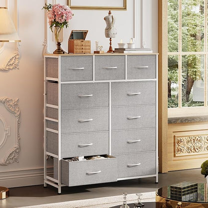 WLIVE Tall Dresser for Bedroom, Fabric Dressers Storage Tower, Dresser & Chest - Image 4