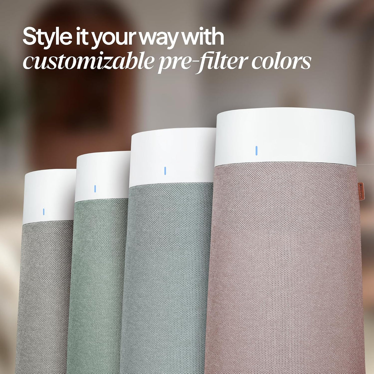 blueair air purifiers for home up to 2,107 on a desk or shelf