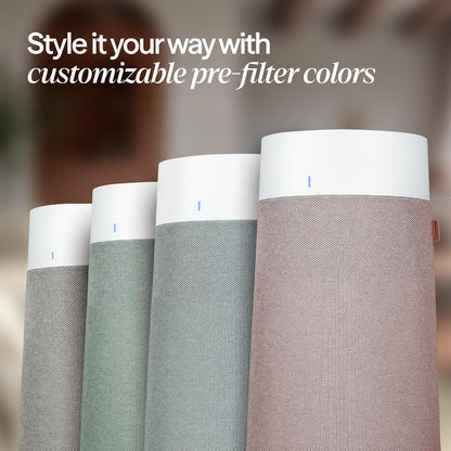 blueair air purifiers for home up to 2,107 on a desk or shelf