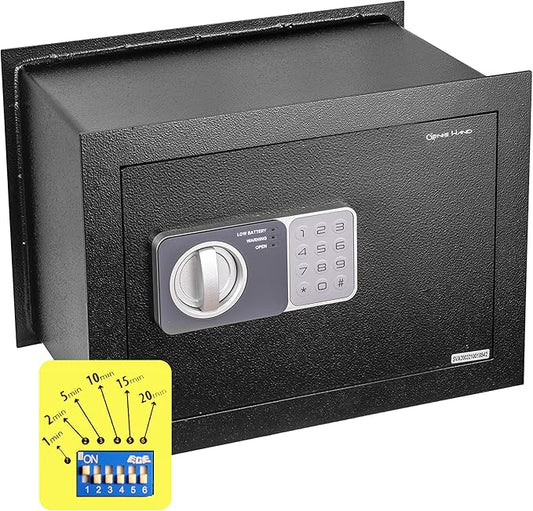 Genie Hand – Time Delay Safe, Anti Robbery Safe Box, Timed Controlled Opening – by GenieHand