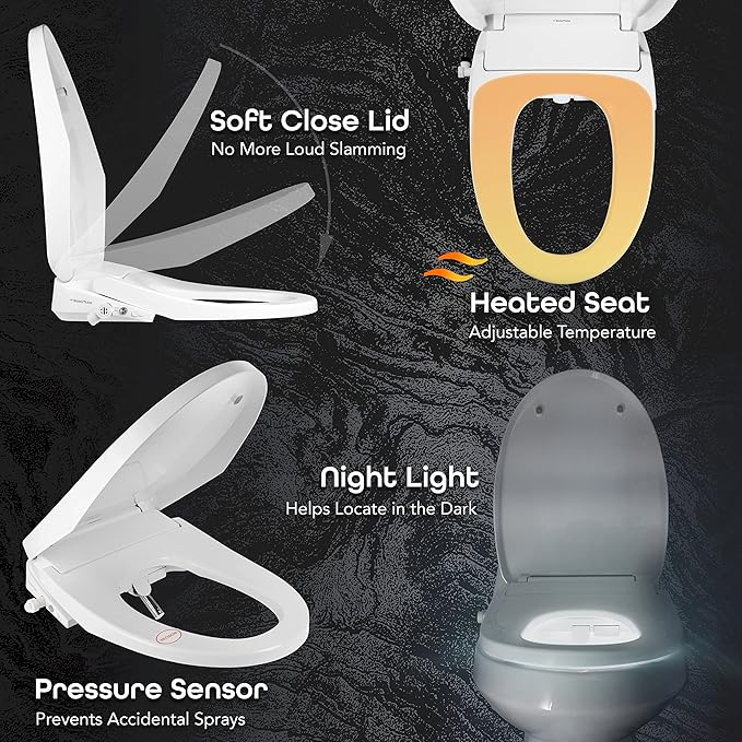 BidetMate 3000 Series Electric Toilet Seat Bidet - Image 5
