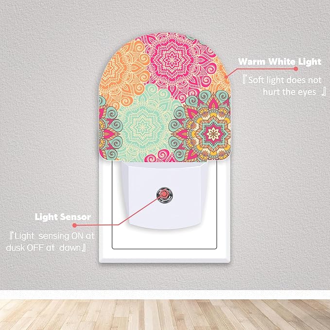 Axxitude Vintage Blooming Night Lights Plug into Wall - Image 2