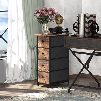 GiftGo Narrow Dresser Vertical Slim Dresser Chest of Drawers Skinny Storage - Image 2