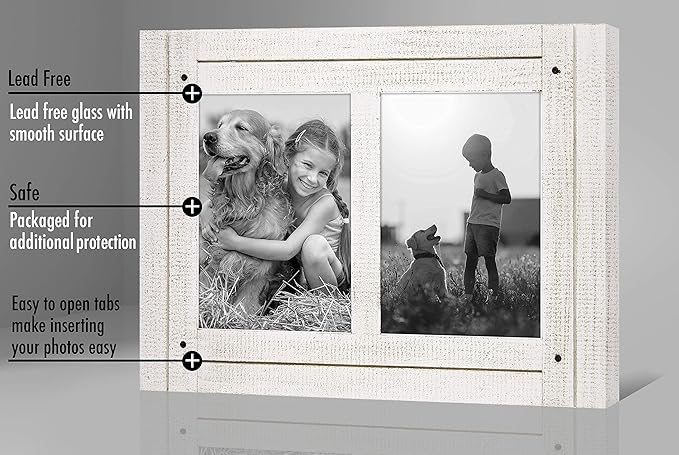 Americanflat Hinged 5x7 Double Picture Frame - Image 7
