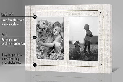 Americanflat Hinged 5x7 Double Picture Frame - Image 7